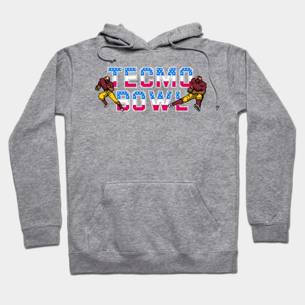 Tecmo Bowl Football - Washington Hoodie by The Pixel League